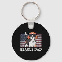 Beagle Dad American Flag 4th Of July Patriotic Bea