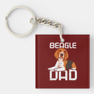 Beagle Dad / Beagle Dog Lovers/ Beagle Father Key Ring