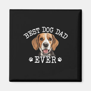 Beagle Dad Fathers Day Vintage Ever Dog Lover  Magnet
