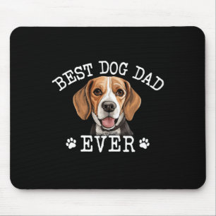 Beagle Dad Fathers Day Vintage Ever Dog Lover Mouse Pad