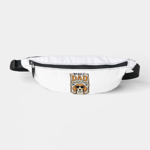 Beagle Dad Fuelled by Coffee and Dog Hair Shirt_1 Bum Bags