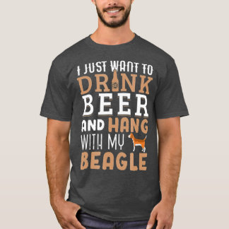 Beagle Dad Funny Fathers Day Dog Lover Gift T-Shirt