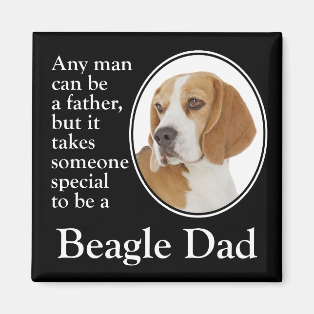 Beagle Dad Magnet (Front)