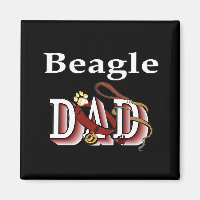 beagle dad Magnet (Front)