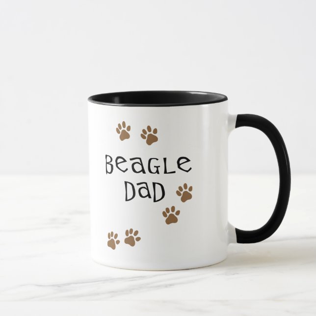 Beagle Dad Mug (Right)