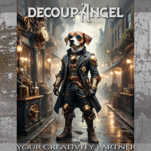 Beagle - Decoupage - Tissue Paper