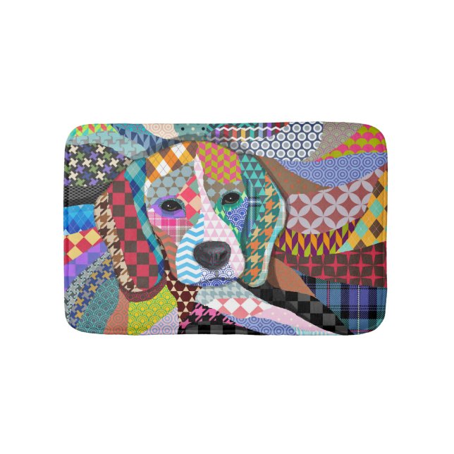 Beagle Dog 161 Bath Mat (Front)