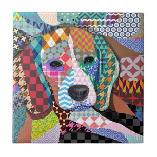 Beagle Dog 161 Ceramic Tile