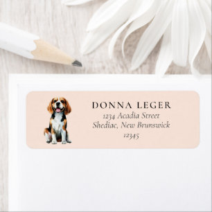 Beagle Dog Address Return Address Label