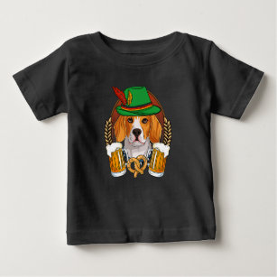 Beagle Dog Beer Drinkers Oktoberfest Baby T-Shirt