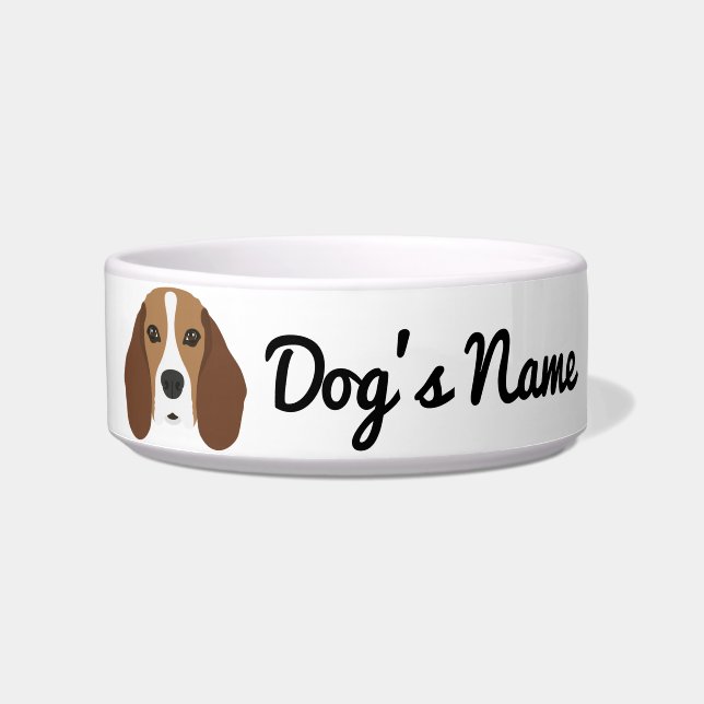 Beagle Dog Bowl (Front)