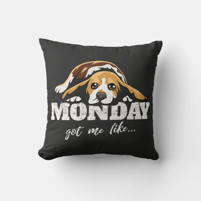 Beagle Dog Breed Premium/ Beagle Dog Lovers    Cushion (Front)
