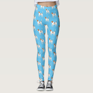 Beagle dog cartoon illustration leggings