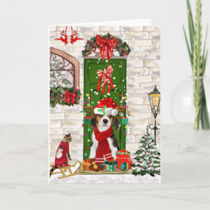 Beagle Dog Christmas Card