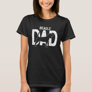 Beagle Dog Cute Puppy dad father T-Shirt