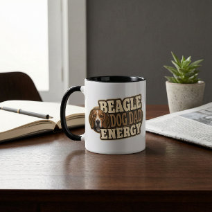 Beagle Dog Dad Energy Mug