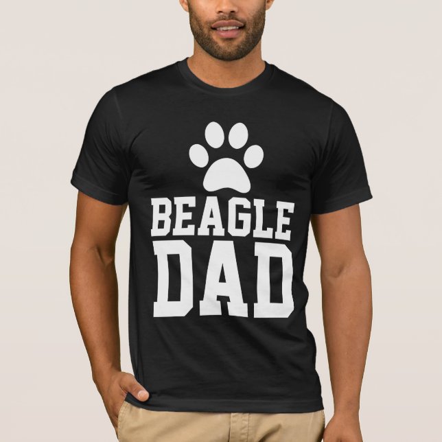 BEAGLE DOG DAD T-SHIRTS (Front)