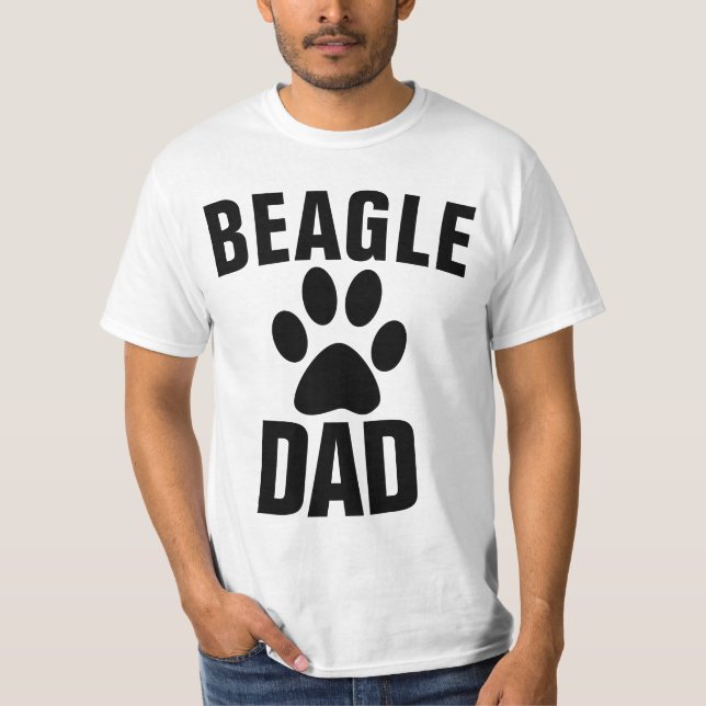 BEAGLE DOG DAD T-shirts (Front)