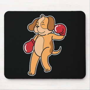 Beagle Dog Does Boxing  Mouse Pad