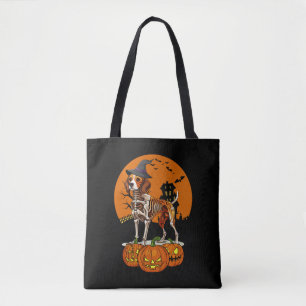 Beagle Dog Halloween Tote Bag