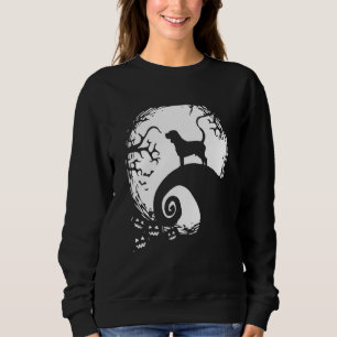 Beagle Dog Halloween Under The Moonlight Spooky Do Sweatshirt
