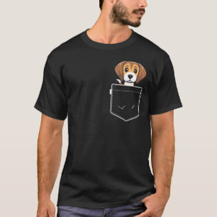 Beagle Dog In Pocket S Men Women Beagle T-Shirt