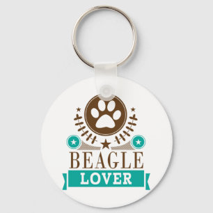 Beagle Dog Lover Key Ring