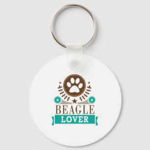 Beagle Dog Lover Key Ring