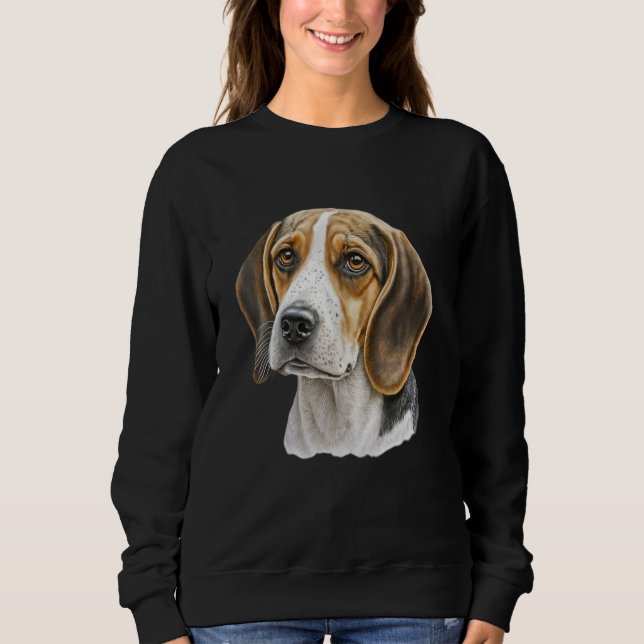 Beagle Dog Lover Mom & Dad Sweatshirt (Front)