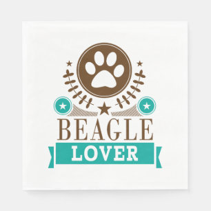 Beagle Dog Lover Napkin