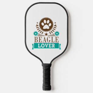 Beagle Dog Lover Pickleball Paddle