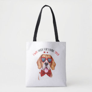 Beagle Dog Made for Loving You Tote Bag