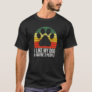 Beagle Dog Maybe 3 People Dog Saying Paw T-Shirt
