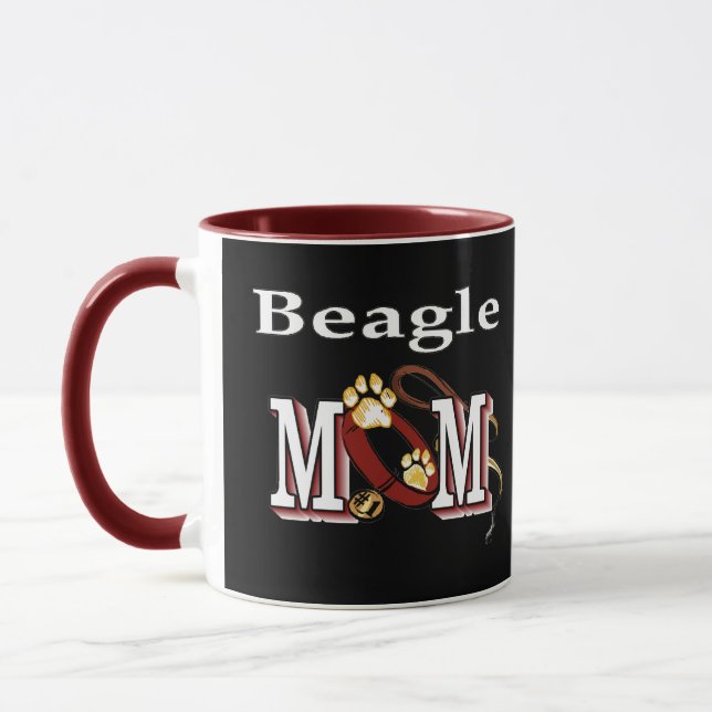 Beagle Dog MOM Mug (Left)
