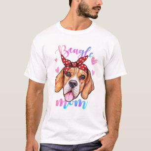 Beagle Dog Mum Mama Puppy T-Shirt