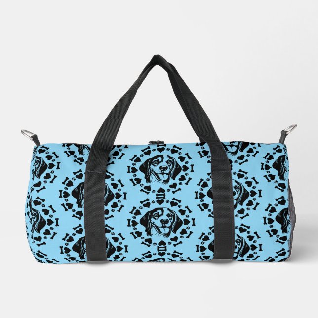 Beagle Dog Owner Duffle Bag (Front)