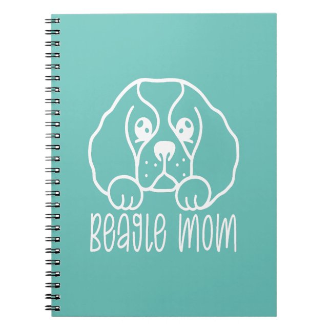 Beagle Dog Owner Mom/ Pet Dog Lover  Notebook (Front)