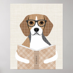 Beagle Dog Personalised Print