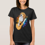 Beagle Dog Playing Acoustic Guitar Women T-Shirt<br><div class="desc">Beagle Dog Playing Acoustic Guitar Cool Musician Guitarist Family design Gift Tee Women T-shirt Classic Collection.</div>