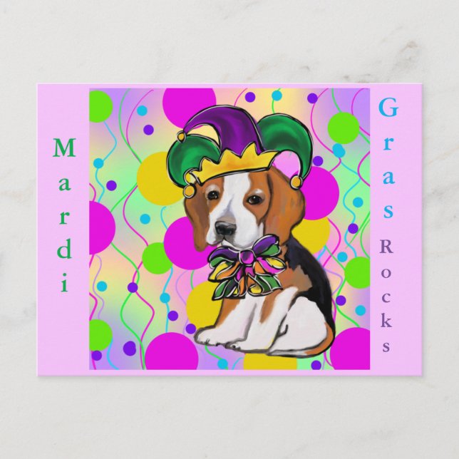 Beagle Dog Postcard (Front)