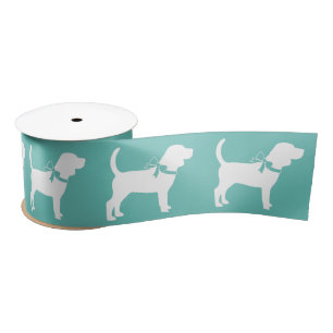 Beagle Dog Puppy Satin Ribbon
