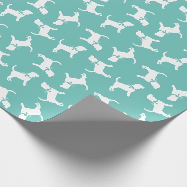 Beagle Dog Puppy Wrapping Paper (Corner)