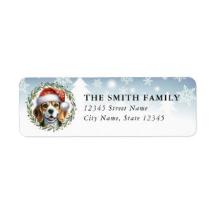 Beagle Dog Return Address Labels