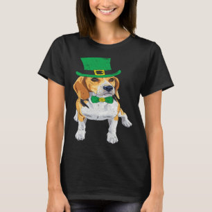 Beagle Dog Shamrock St Patrick s Day Saint Paddy s T-Shirt