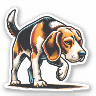 Beagle Dog Sticker
