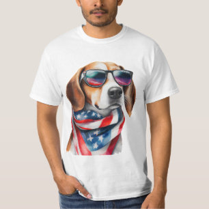 Beagle Dog Sublimation Watercolor T-Shirt