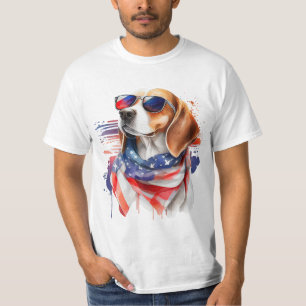 Beagle Dog Sublimation Watercolor t-shirt