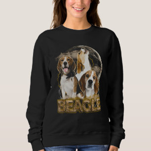 Beagle Dog T-Shirt Beagle Dog Vintage 90s Style Sweatshirt