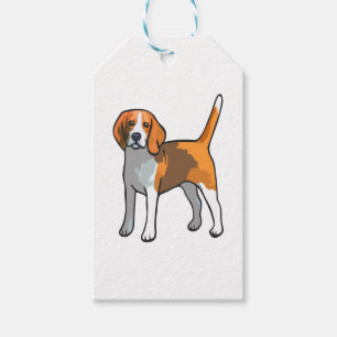 Beagle Dog T Shirt Gift Tags