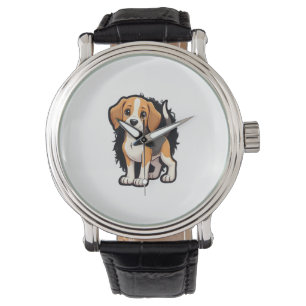 Beagle Dog T Shirt Watch